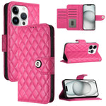 เคสโทรศัพท์หนังแบบพับลายข้าวหลามตัดพร้อมสายคล้อง สำหรับ iPhone 17 Pro Max, สำหรับ iPhone 17 Pro, สำหรับ iPhone 17, สำหรับ iPhone Air, สำหรับ iPhone SE 2024, สำหรับ iPhone 16 Pro Max, สำหรับ iPhone 16 Pro, สำหรับ iPhone 16 Plus