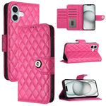 เคสโทรศัพท์หนังแบบพับลายข้าวหลามตัดพร้อมสายคล้อง สำหรับ iPhone 17 Pro Max, สำหรับ iPhone 17 Pro, สำหรับ iPhone 17, สำหรับ iPhone Air, สำหรับ iPhone SE 2024, สำหรับ iPhone 16 Pro Max, สำหรับ iPhone 16 Pro, สำหรับ iPhone 16 Plus