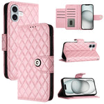 เคสโทรศัพท์หนังแบบพับลายข้าวหลามตัดพร้อมสายคล้อง สำหรับ iPhone 17 Pro Max, สำหรับ iPhone 17 Pro, สำหรับ iPhone 17, สำหรับ iPhone Air, สำหรับ iPhone SE 2024, สำหรับ iPhone 16 Pro Max, สำหรับ iPhone 16 Pro, สำหรับ iPhone 16 Plus