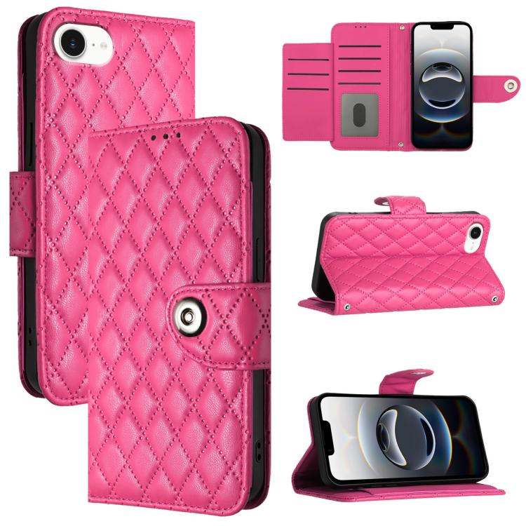 เคสโทรศัพท์หนังแบบพับลายข้าวหลามตัดพร้อมสายคล้อง สำหรับ iPhone 17 Pro Max, สำหรับ iPhone 17 Pro, สำหรับ iPhone 17, สำหรับ iPhone Air, สำหรับ iPhone SE 2024, สำหรับ iPhone 16 Pro Max, สำหรับ iPhone 16 Pro, สำหรับ iPhone 16 Plus