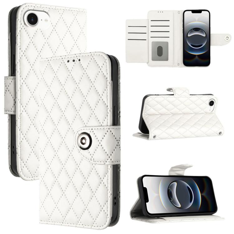 เคสโทรศัพท์หนังแบบพับลายข้าวหลามตัดพร้อมสายคล้อง สำหรับ iPhone 17 Pro Max, สำหรับ iPhone 17 Pro, สำหรับ iPhone 17, สำหรับ iPhone Air, สำหรับ iPhone SE 2024, สำหรับ iPhone 16 Pro Max, สำหรับ iPhone 16 Pro, สำหรับ iPhone 16 Plus