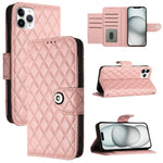 Rhombic Texture Flip Leather Phone Case with Lanyard, For iPhone 14 Pro Max, For iPhone SE 2022 / 2020 / 8 / 7, For iPhone 13 Pro Max, For iPhone 13 Pro, For iPhone 13, For iPhone 12 / 12 Pro, For iPhone 12 Pro Max, For iPhone 11 Pro Max