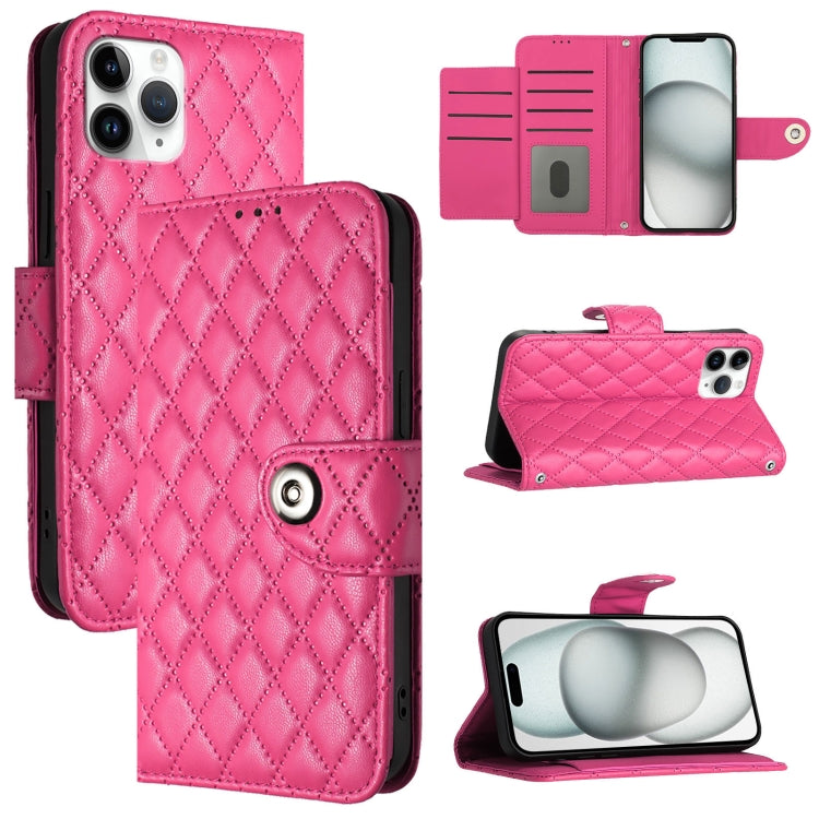เคสโทรศัพท์หนังลายขนมเปียกปูนพร้อมสายคล้อง สำหรับ iPhone 11, iPhone 11 Pro, iPhone XS / X, iPhone XR, iPhone XS Max, iPhone 8 Plus / 7 Plus / 6s Plus