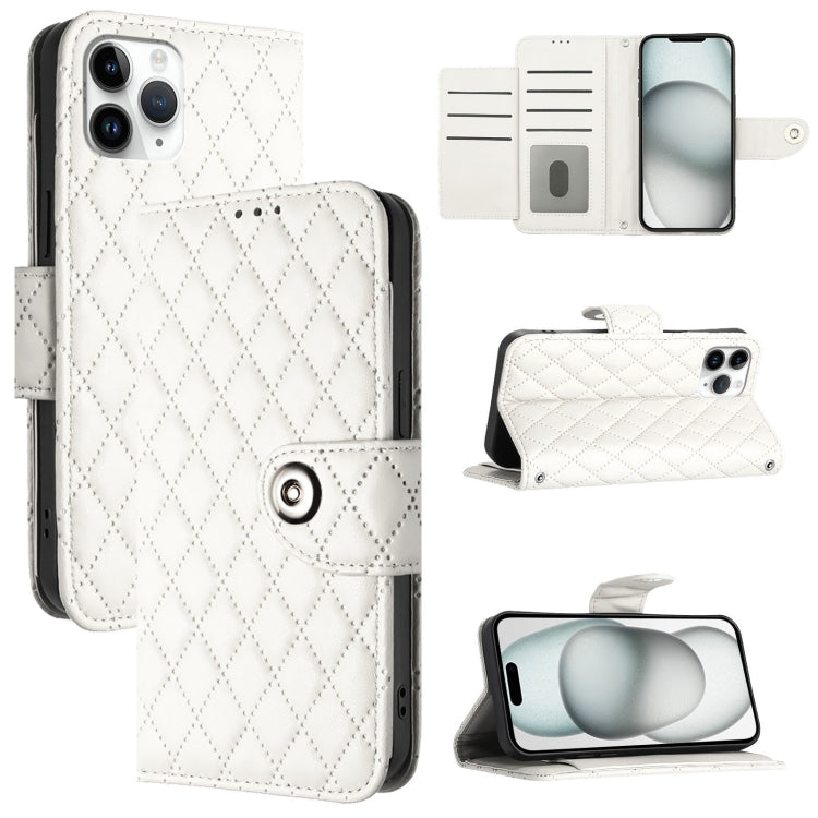 เคสโทรศัพท์หนังลายขนมเปียกปูนพร้อมสายคล้อง สำหรับ iPhone 11, iPhone 11 Pro, iPhone XS / X, iPhone XR, iPhone XS Max, iPhone 8 Plus / 7 Plus / 6s Plus