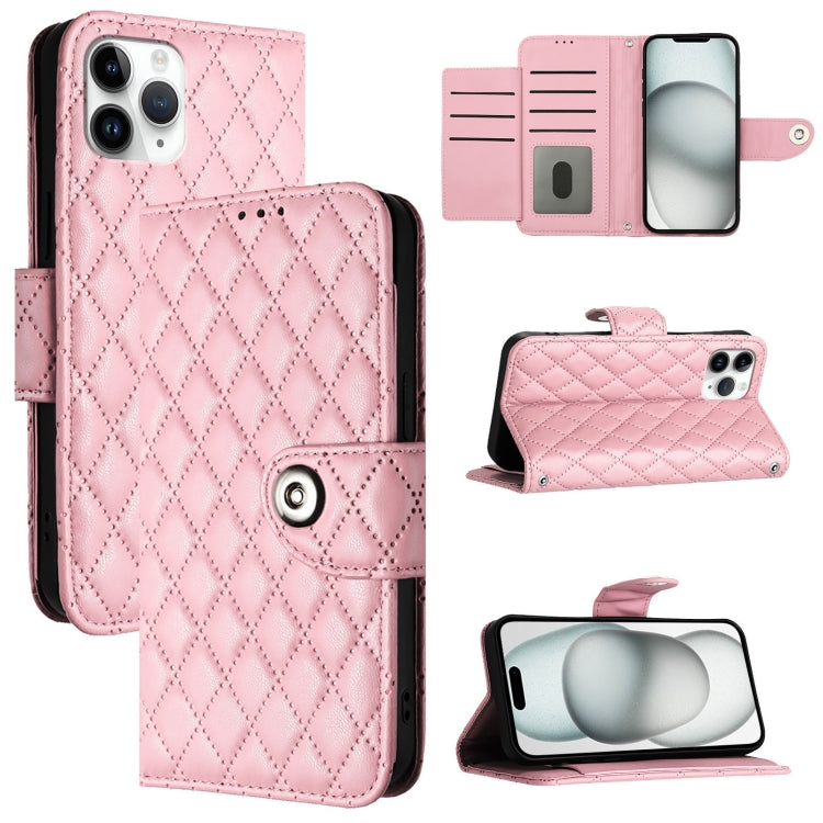 เคสโทรศัพท์หนังลายขนมเปียกปูนพร้อมสายคล้อง สำหรับ iPhone 11, iPhone 11 Pro, iPhone XS / X, iPhone XR, iPhone XS Max, iPhone 8 Plus / 7 Plus / 6s Plus