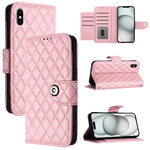 เคสโทรศัพท์หนังลายขนมเปียกปูนพร้อมสายคล้อง สำหรับ iPhone 11, iPhone 11 Pro, iPhone XS / X, iPhone XR, iPhone XS Max, iPhone 8 Plus / 7 Plus / 6s Plus