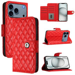 เคสโทรศัพท์หนังแบบพับลายข้าวหลามตัดพร้อมสายคล้อง สำหรับ iPhone 17 Pro Max, สำหรับ iPhone 17 Pro, สำหรับ iPhone 17, สำหรับ iPhone Air, สำหรับ iPhone SE 2024, สำหรับ iPhone 16 Pro Max, สำหรับ iPhone 16 Pro, สำหรับ iPhone 16 Plus