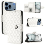 เคสโทรศัพท์หนังแบบพับลายข้าวหลามตัดพร้อมสายคล้อง สำหรับ iPhone 17 Pro Max, สำหรับ iPhone 17 Pro, สำหรับ iPhone 17, สำหรับ iPhone Air, สำหรับ iPhone SE 2024, สำหรับ iPhone 16 Pro Max, สำหรับ iPhone 16 Pro, สำหรับ iPhone 16 Plus