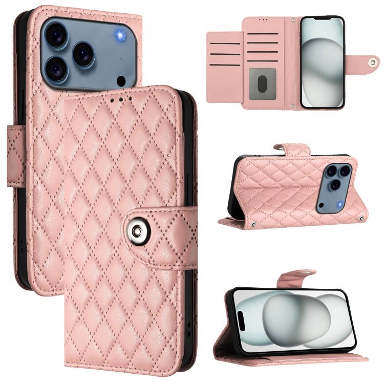 เคสโทรศัพท์หนังแบบพับลายข้าวหลามตัดพร้อมสายคล้อง สำหรับ iPhone 17 Pro Max, สำหรับ iPhone 17 Pro, สำหรับ iPhone 17, สำหรับ iPhone Air, สำหรับ iPhone SE 2024, สำหรับ iPhone 16 Pro Max, สำหรับ iPhone 16 Pro, สำหรับ iPhone 16 Plus