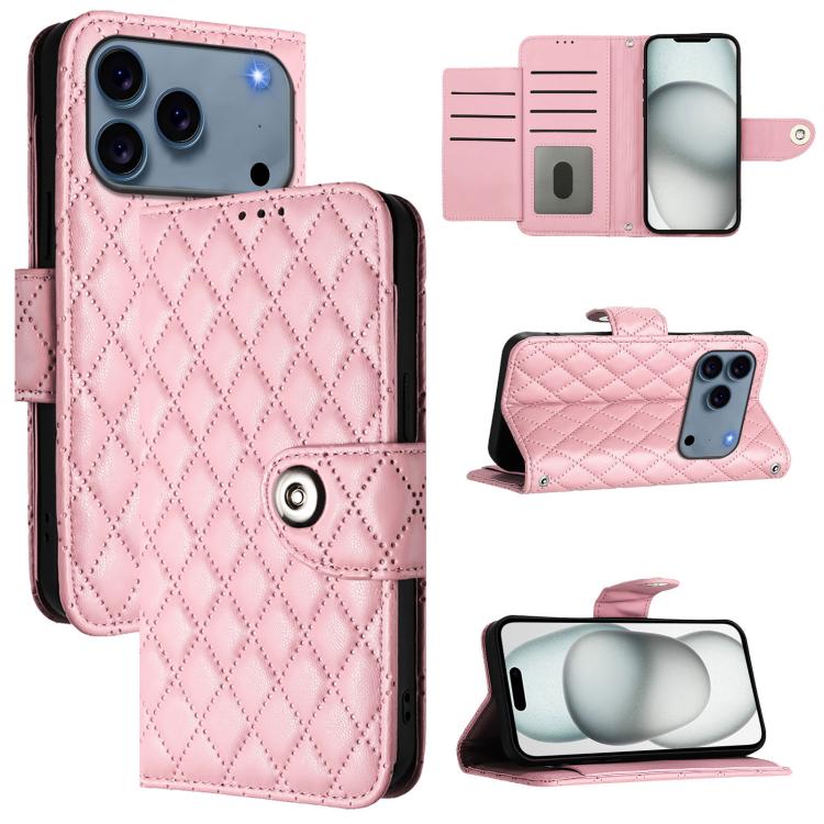 เคสโทรศัพท์หนังแบบพับลายข้าวหลามตัดพร้อมสายคล้อง สำหรับ iPhone 17 Pro Max, สำหรับ iPhone 17 Pro, สำหรับ iPhone 17, สำหรับ iPhone Air, สำหรับ iPhone SE 2024, สำหรับ iPhone 16 Pro Max, สำหรับ iPhone 16 Pro, สำหรับ iPhone 16 Plus