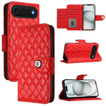 เคสโทรศัพท์หนังแบบพับลายข้าวหลามตัดพร้อมสายคล้อง สำหรับ iPhone 17 Pro Max, สำหรับ iPhone 17 Pro, สำหรับ iPhone 17, สำหรับ iPhone Air, สำหรับ iPhone SE 2024, สำหรับ iPhone 16 Pro Max, สำหรับ iPhone 16 Pro, สำหรับ iPhone 16 Plus