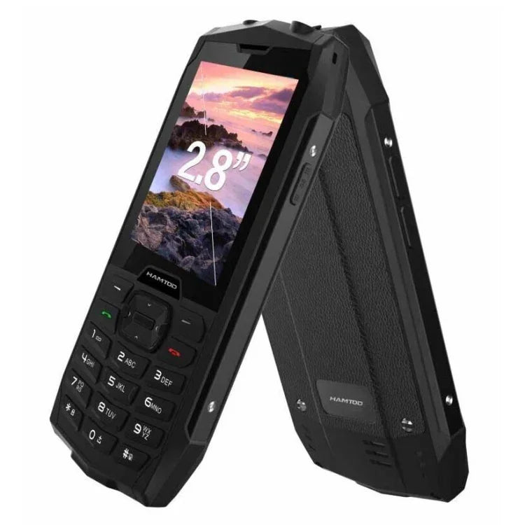 HAMTOD H3 โทรศัพท์กันกระแทก, 2.8 นิ้ว T107 ARM CortexTM A7 Quad-core 1.0GHz, เครือข่าย: 4G, VoLTE, BT, SOS, รุ่นยุโรป