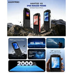 HAMTOD H3 โทรศัพท์กันกระแทก, 2.8 นิ้ว T107 ARM CortexTM A7 Quad-core 1.0GHz, เครือข่าย: 4G, VoLTE, BT, SOS, รุ่นยุโรป