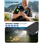 HAMTOD H3 โทรศัพท์กันกระแทก, 2.8 นิ้ว T107 ARM CortexTM A7 Quad-core 1.0GHz, เครือข่าย: 4G, VoLTE, BT, SOS, รุ่นยุโรป