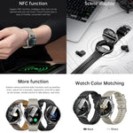 X10 นาฬิกาอัจฉริยะพร้อมหูฟัง ขนาด 1.39 นิ้ว กันน้ำ รองรับการโทร Bluetooth / NFC / อัตราการเต้นของหัวใจ