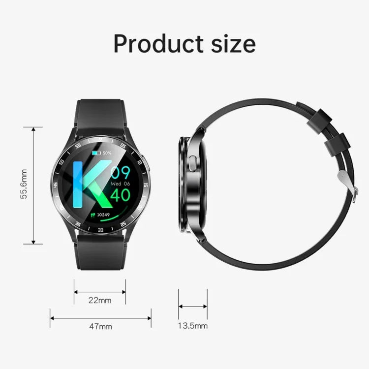 X10 นาฬิกาอัจฉริยะพร้อมหูฟัง ขนาด 1.39 นิ้ว กันน้ำ รองรับการโทร Bluetooth / NFC / อัตราการเต้นของหัวใจ