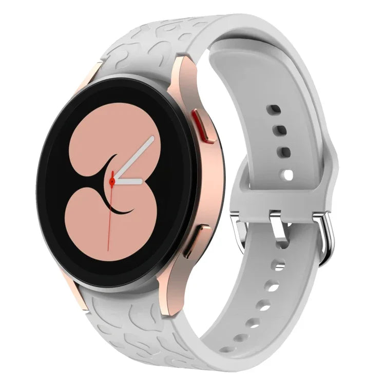 สายซิลิโคนลายเสือดาวนูน สำหรับ Samsung Galaxy Watch 6