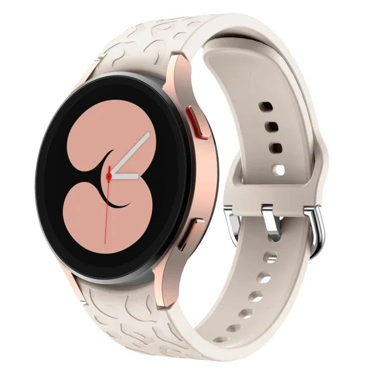 สายซิลิโคนลายเสือดาวนูน สำหรับ Samsung Galaxy Watch 6