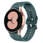 สายซิลิโคนลายดอกไม้สไตล์ชาติพันธุ์ สำหรับ Samsung Galaxy Watch 6