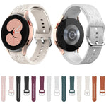 สายซิลิโคนลายดอกไม้สไตล์ชาติพันธุ์ สำหรับ Samsung Galaxy Watch 6