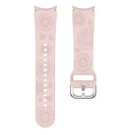 Sunflower Pattern Embossed Silicone Watch Band, For Samsung Galaxy Watch 6
