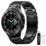 สายโลหะสแตนเลสสามเม็ด สำหรับ Samsung Galaxy Watch 6 / 5 / 4