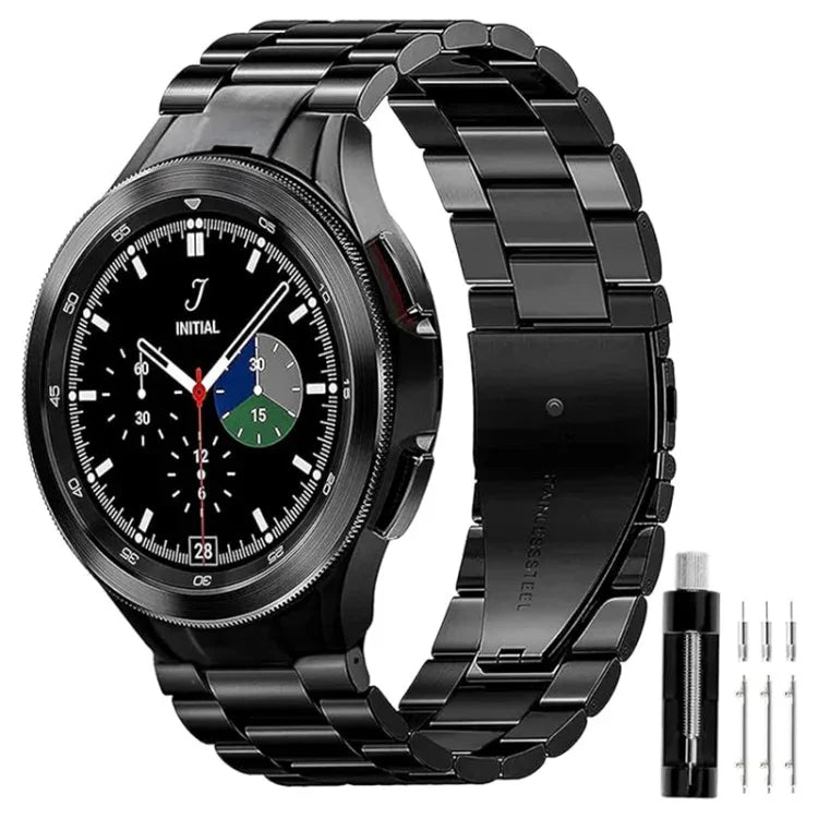 สายโลหะสแตนเลสสามเม็ด สำหรับ Samsung Galaxy Watch 6 / 5 / 4