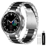 สายโลหะสแตนเลสสามเม็ด สำหรับ Samsung Galaxy Watch 6 / 5 / 4