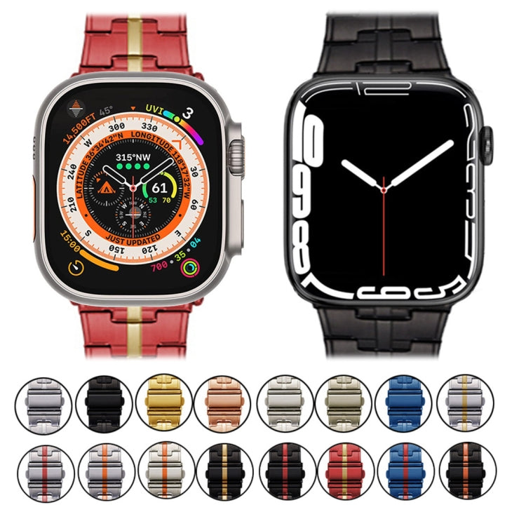 สายรัดนาฬิกาสแตนเลสสตีล สำหรับ Apple Watch SE 2023 44mm, สำหรับ Apple Watch SE 2023 40mm, สำหรับ Apple Watch Ultra 2 49mm