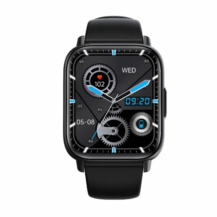 DM60+ นาฬิกาอัจฉริยะกีฬา BT5.2 ขนาด 1.83 นิ้ว รองรับการโทร Bluetooth / ตรวจการนอน / น้ำตาลในเลือด / ออกซิเจนในเลือด / อุณหภูมิ / อัตราการเต้นของหัวใจ / ความดันโลหิต