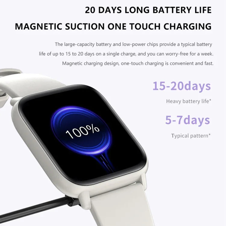 DM60+ นาฬิกาอัจฉริยะกีฬา BT5.2 ขนาด 1.83 นิ้ว รองรับการโทร Bluetooth / ตรวจการนอน / น้ำตาลในเลือด / ออกซิเจนในเลือด / อุณหภูมิ / อัตราการเต้นของหัวใจ / ความดันโลหิต