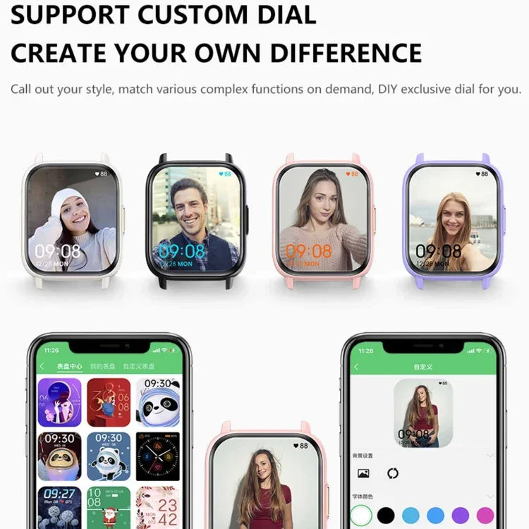 DM60+ นาฬิกาอัจฉริยะกีฬา BT5.2 ขนาด 1.83 นิ้ว รองรับการโทร Bluetooth / ตรวจการนอน / น้ำตาลในเลือด / ออกซิเจนในเลือด / อุณหภูมิ / อัตราการเต้นของหัวใจ / ความดันโลหิต