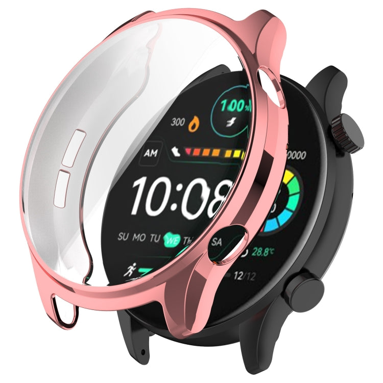 Full Coverage TPU Electroplated Watch Protective Case, For Xiaomi HayLou GST / GST Lite, For Xiaomi HayLou Solar Lite, For Xiaomi HayLou RS4 Plus LS11 / LS12, For Xiaomi HayLou RT3 / Solar Plus LS16, For Xiaomi HayLou Smart Watch 2 Pro