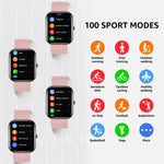 GTS5 นาฬิกาอัจฉริยะสุขภาพและฟิตเนสขนาด 2.0 นิ้ว รองรับการโทรผ่านบลูทูธ / อัตราการเต้นของหัวใจ / ความดันโลหิต / MET / น้ำตาลในเลือด