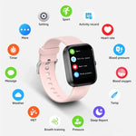 GTS5 นาฬิกาอัจฉริยะสุขภาพและฟิตเนสขนาด 2.0 นิ้ว รองรับการโทรผ่านบลูทูธ / อัตราการเต้นของหัวใจ / ความดันโลหิต / MET / น้ำตาลในเลือด