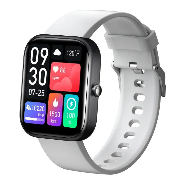 GTS5 นาฬิกาอัจฉริยะสุขภาพและฟิตเนสขนาด 2.0 นิ้ว รองรับการโทรผ่านบลูทูธ / อัตราการเต้นของหัวใจ / ความดันโลหิต / MET / น้ำตาลในเลือด