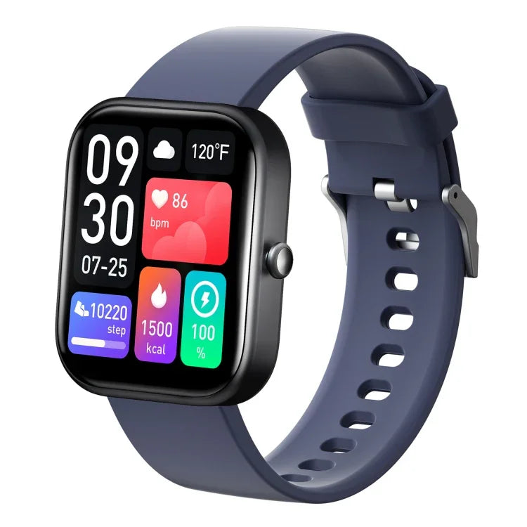 GTS5 นาฬิกาอัจฉริยะสุขภาพและฟิตเนสขนาด 2.0 นิ้ว รองรับการโทรผ่านบลูทูธ / อัตราการเต้นของหัวใจ / ความดันโลหิต / MET / น้ำตาลในเลือด