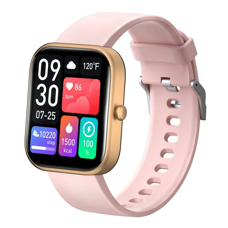GTS5 นาฬิกาอัจฉริยะสุขภาพและฟิตเนสขนาด 2.0 นิ้ว รองรับการโทรผ่านบลูทูธ / อัตราการเต้นของหัวใจ / ความดันโลหิต / MET / น้ำตาลในเลือด