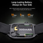 GTS7 นาฬิกาอัจฉริยะสุขภาพและฟิตเนสขนาด 2.0 นิ้ว รองรับการโทรผ่านบลูทูธ / อัตราการเต้นของหัวใจ / ความดันโลหิต / MET