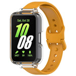 Half Coverage PC Watch Case + Silicone Watch Band Set, For Samsung Galaxy Fit 3