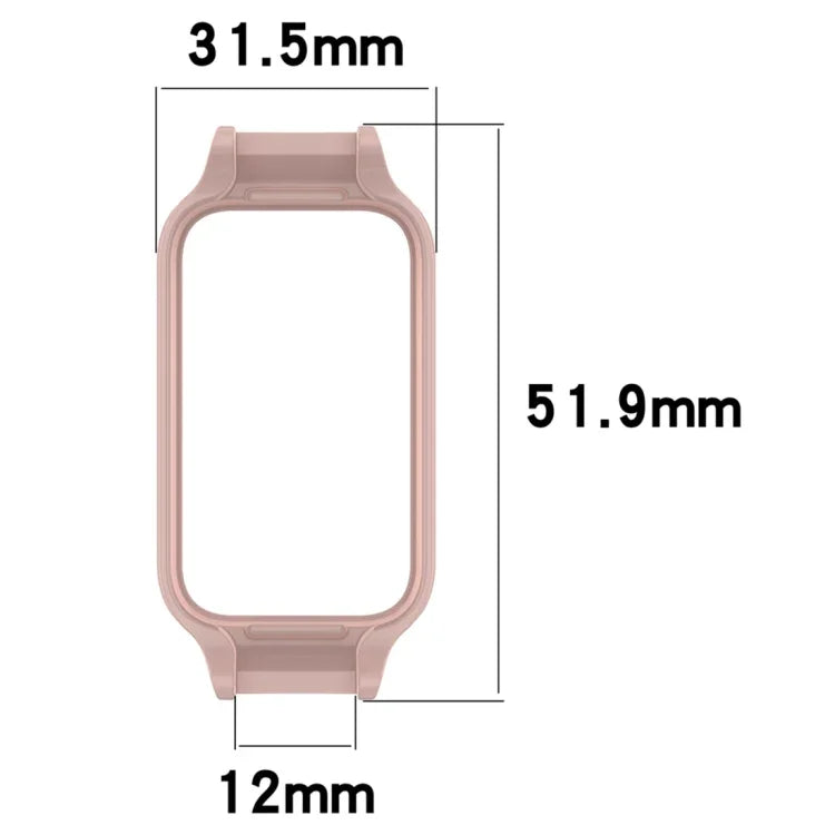เคสป้องกันนาฬิกา PC กลวงครอบครึ่ง 12mm สำหรับ Samsung Galaxy Fit 3