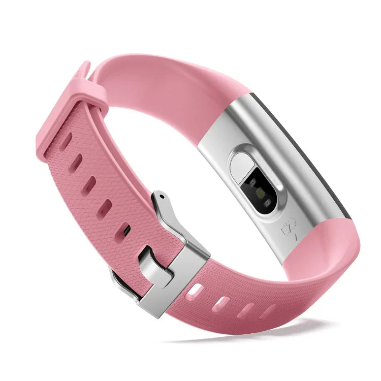 S5-4 สายรัดข้อมืออัจฉริยะกันน้ำ IP68 วัดอัตราการเต้นหัวใจ ติดตามฟิตเนสกีฬา สมาร์ทวอทช์
