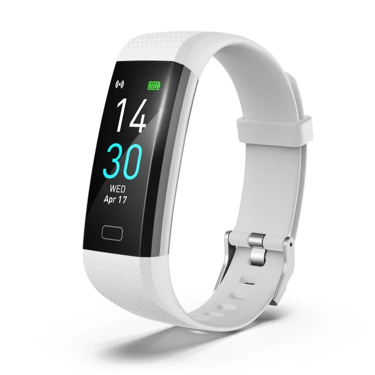S5-4 สายรัดข้อมืออัจฉริยะกันน้ำ IP68 วัดอัตราการเต้นหัวใจ ติดตามฟิตเนสกีฬา สมาร์ทวอทช์