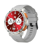LEMFO AK59 สมาร์ทวอทช์หน้าจอ AMLOED กลม 1.43 นิ้ว สายซิลิโคน