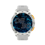 LEMFO AK59 สมาร์ทวอทช์หน้าจอ AMLOED กลม 1.43 นิ้ว สายซิลิโคน