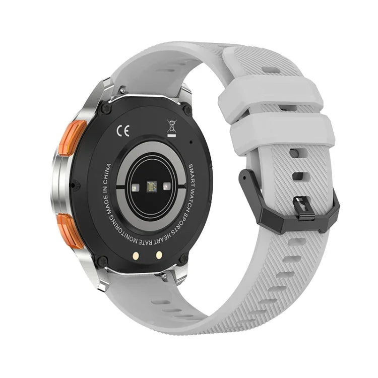 LEMFO AK59 สมาร์ทวอทช์หน้าจอ AMLOED กลม 1.43 นิ้ว สายซิลิโคน