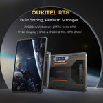 แท็บเล็ตอึด OUKITEL RT8 4G Network IP68/IP69K, 11 นิ้ว Android 13 MediaTek Helio G99 Quad Core รองรับซิมคู่, ปลั๊ก EU, RT8 6GB+256GB