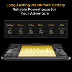 แท็บเล็ตอึด OUKITEL RT8 4G Network IP68/IP69K, 11 นิ้ว Android 13 MediaTek Helio G99 Quad Core รองรับซิมคู่, ปลั๊ก EU, RT8 6GB+256GB