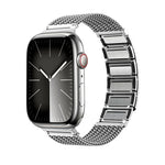 สายรัดนาฬิกาสแตนเลสสตีลถักพร้อมหัวแม่เหล็ก สำหรับ Apple Watch 42mm, สำหรับ Apple Watch 38mm