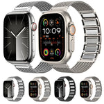 สายรัดนาฬิกาสแตนเลสสตีลถักพร้อมหัวแม่เหล็ก สำหรับ Apple Watch 42mm, สำหรับ Apple Watch 38mm